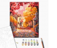 Paint by numbers BRUSHME, 40x50 cm, autumn sunset, 1 pc, in a box