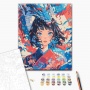 Paint by numbers BRUSHME, 40x50 cm, the girl who became a dragon, 1 pc, in a box
