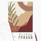 Paint by numbers BRUSHME, 40x50 cm, pastel triptych art 2, 1 pc, in a box