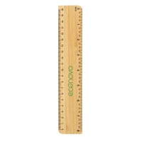 Linijka ECONOVO, 20cm, 100% z biodegradowalnego bambusa, naturalny, Linijki, ekierki, kątomierze, Artykuły szkolne