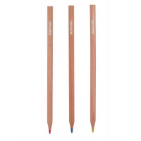 Kredki ołówkowe ECONOVO, FSC, 3mm, 12 szt., mix kolorów