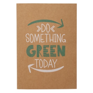 Zeszyt ECONOVO, z recyklingu, A5, 32 kart., 70gsm, naturalny, Zeszyty, Artykuły szkolne