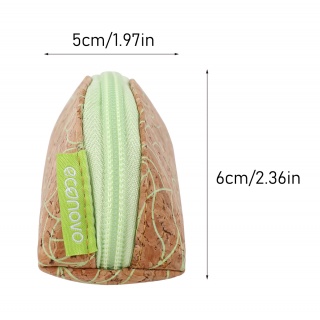 Pi&oacute;rnik kosmetyczka ECONOVO, korkowy, 20x5x6 cm, naturalny, Pi&oacute;rniki, Artykuły szkolne