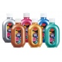 Farba plakatowa KEYROAD, 300ml, butelka, 6 szt., mix kolorów metalicznych, Plastyka, Artykuły szkolne