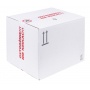 Packing tape OFFICE PRODUCTS, careful not to throw, 48mm x 50y, 36mic, 1pc, white