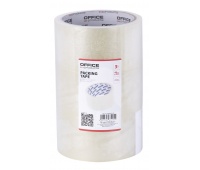 Taśma pakowa OFFICE PRODUCTS, 48mm x 50y, 36mic, 3szt., transparentna, Taśmy pakowe, Koperty i akcesoria do wysyłek