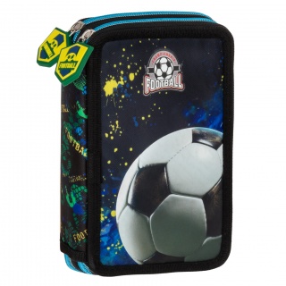 PIÓRNIK Z WYPOSAŻENIEM DWUKOMOROWY PIŁKA 20, Piórniki, Tekstylia