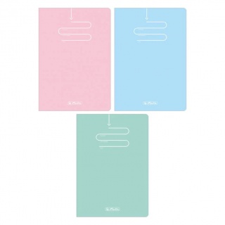 BRULION A5 96K.KRATKA PASTEL COLOR BLOCKING, Bruliony, Zeszyty i bloki