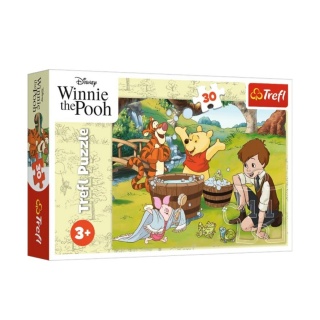 Puzzle 30 - Dzień z Puchatkiem !!, 30 elementów, Puzzle
