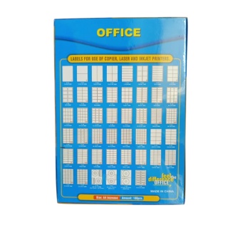 ETYKIETY SAMOPRZYLEPNE F-01 BIAŁE 105x148, Etykiety samoprzylepne i inne, Galanteria papiernicza