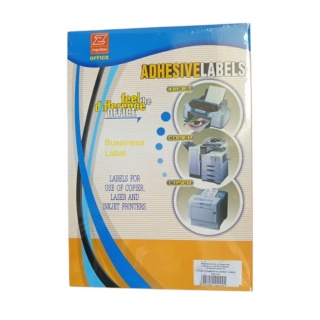 ETYKIETY SAMOPRZYLEPNE F-01 BIAŁE 105x48, Etykiety samoprzylepne i inne, Galanteria papiernicza