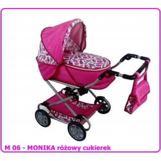 WÓZEK DLA LALEK MONIKA, Akcesoria dla lalek, Zabawki