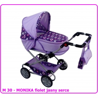 WÓZEK DLA LALEK MONIKA, Akcesoria dla lalek, Zabawki