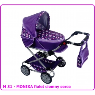 WÓZEK DLA LALEK MONIKA, Akcesoria dla lalek, Zabawki