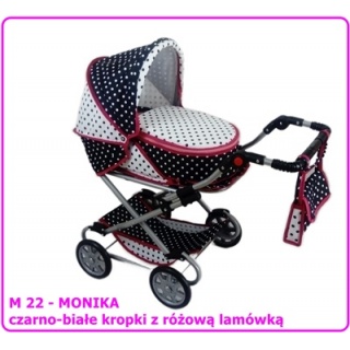 WÓZEK DLA LALEK MONIKA, Akcesoria dla lalek, Zabawki