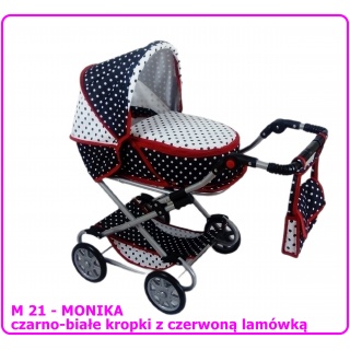 WÓZEK DLA LALEK MONIKA, Akcesoria dla lalek, Zabawki