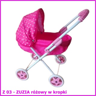 WÓZEK DLA LALEK ZUZIA, Akcesoria dla lalek, Zabawki
