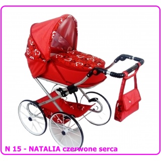 WÓZEK DLA LALEK NATALIA, Akcesoria dla lalek, Zabawki