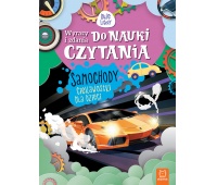 Wyrazy i zdania do nauki czytania. Duże litery. Samochody. Ciekawostki dla dzieci. Duże litery, Edukacyjne, Książeczki