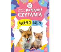 Wyrazy i zdania do nauki czytania. Duże litery. ZWIERZĘTA POLSKI