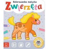 Zwierzęta. Kolorowanka malucha, Kolorowanki, Książeczki