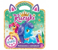 Kucyki. Malowanka z naklejkami. Przyjaciele