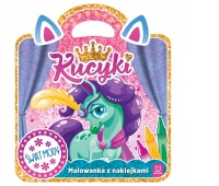 Kucyki. Malowanka z naklejkami. Świat mody