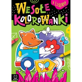 Wesołe kolorowanki z liskiem, Kolorowanki, Książeczki