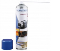SPRĘŻONE POWIETRZE 600ML ESPERANZA, Środki czyszczące do elektroniki, Akcesoria komputerowe