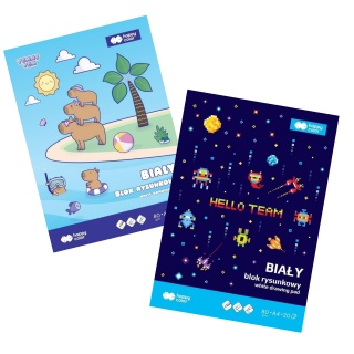 Blok rysunkowy Yummy Yum biały A4 20ark.HC PROM., Promocje, ~ Nagrody
