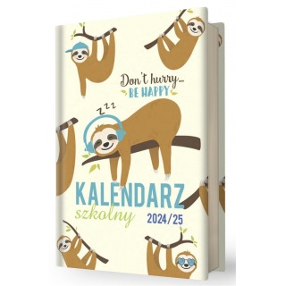 KALENDARZ KSIĄŻKOWY A5 SZKOLNY TYG.KAPIBARA 2026, Tygodniowe, Kalendarze