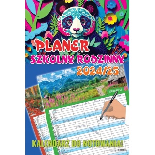 KALENDARZ WIELOPLANSZOWY RODZINNY PLANER 2026, Ścienne, Kalendarze