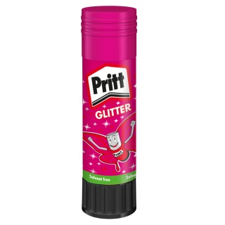 Klej w sztyfcie PRITT z brokatem, 20g, mix kolorów, Kleje, Drobne akcesoria biurowe