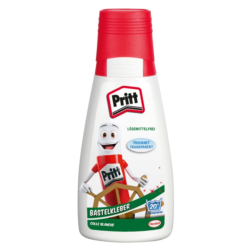 Liquid glue PRITT, PVA, in a bottle, 100g, transparent