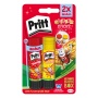 Klej w sztyfcie PRITT z brokatem, 2x20g, blister, mix kolorów, Kleje, Drobne akcesoria biurowe