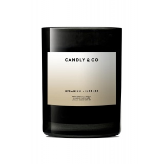 Świeca sojowa w szkle CANDLY&CO, bez cytatu, zapach No.1, 250g, Świece, Wyposażenie biura