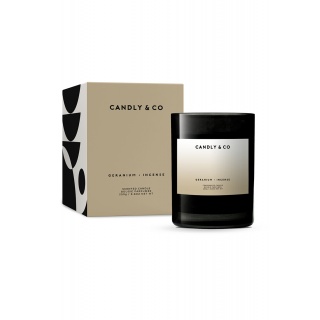 Świeca sojowa w szkle CANDLY&CO, bez cytatu, zapach No.1, 250g, Świece, Wyposażenie biura