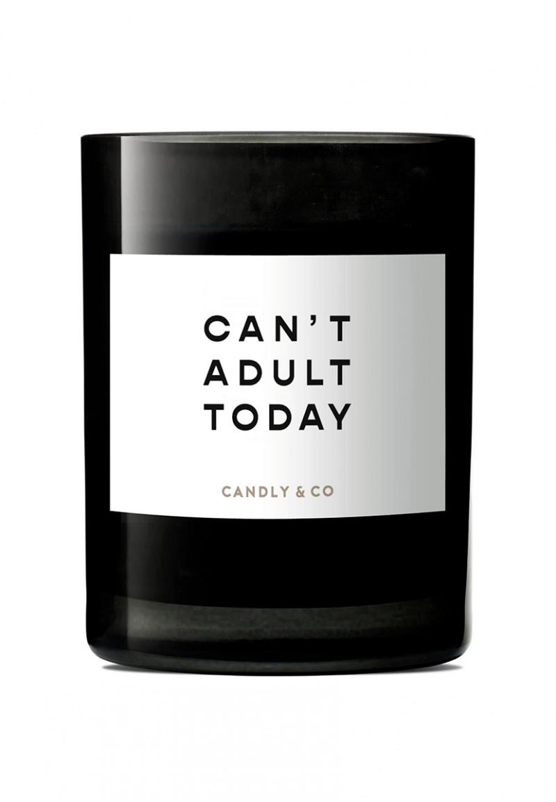 Scented soy candle in glass CANDLY&CO, Can't Adult Today, No.1, 250g