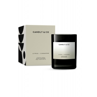 Świeca sojowa w szkle CANDLY&CO, bez cytatu, zapach No.3, 250g, Świece, Wyposażenie biura