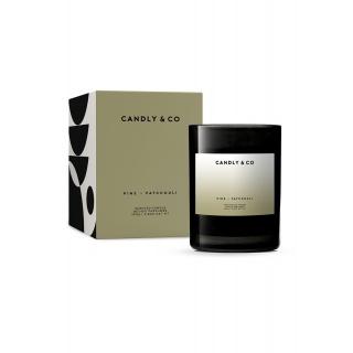 Świeca sojowa w szkle CANDLY&CO, bez cytatu, zapach No.4, 250g, Świece, Wyposażenie biura