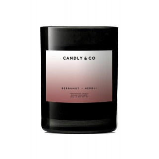 Świeca sojowa w szkle CANDLY&CO, bez cytatu, zapach No.5, 250g, Świece, Wyposażenie biura