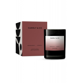 Świeca sojowa w szkle CANDLY&CO, bez cytatu, zapach No.5, 250g, Świece, Wyposażenie biura