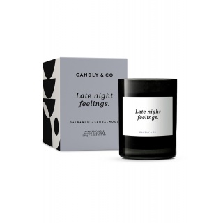 Świeca sojowa w szkle CANDLY&CO, Late Night Feelings, zapach No.6, 250g, Świece, Wyposażenie biura