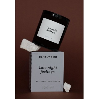 Świeca sojowa w szkle CANDLY&CO, Late Night Feelings, zapach No.6, 250g, Świece, Wyposażenie biura
