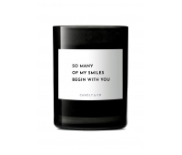 Świeca sojowa w szkle CANDLY&CO, Many Of My Smiles Begin With., zapach No.6, 250g, Świece, Wyposażenie biura