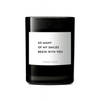 Scented soy candle in glass CANDLY&CO,Many Of My Smiles Begin With., No.6, 250g