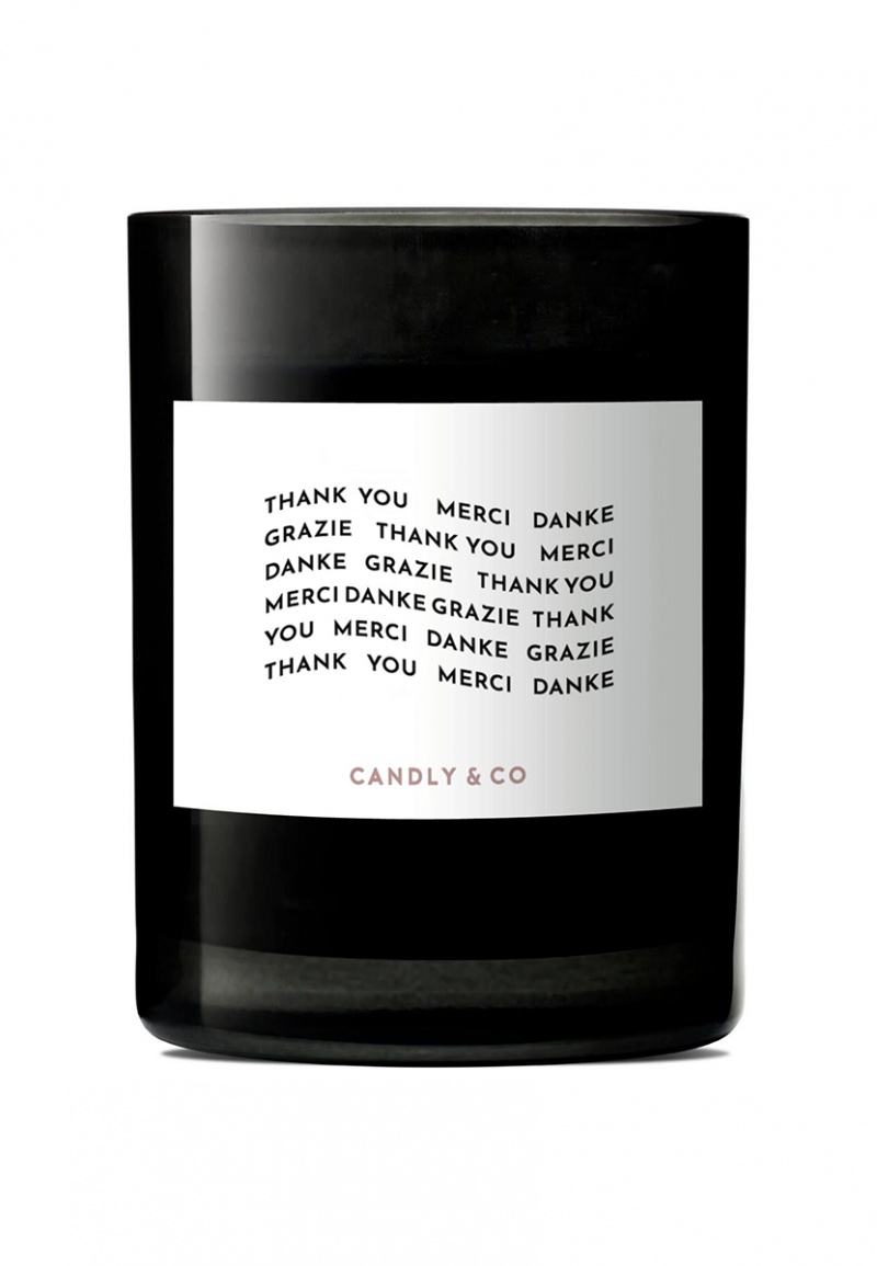 Scented soy candle in glass CANDLY&CO, Thank You Merci Danke, No.7, 250g