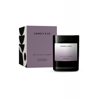 Świeca sojowa w szkle CANDLY&CO, bez cytatu, zapach No.8, 250g, Świece, Wyposażenie biura