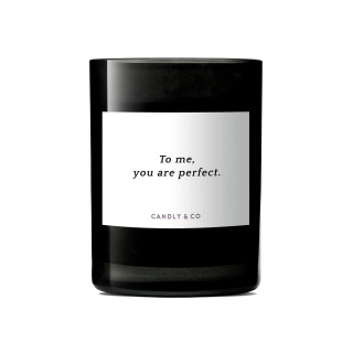 Świeca sojowa w szkle CANDLY&CO, You Are Perfect, zapach No.8, 250g, Świece, Wyposażenie biura