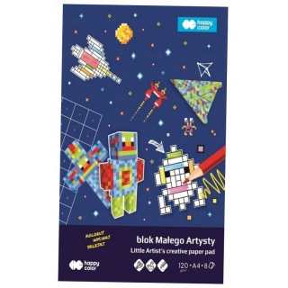 Blok Małego Artysty PIXI PLANET 120g.A4 8ark.H.COL, Bloki, Zeszyty i bloki